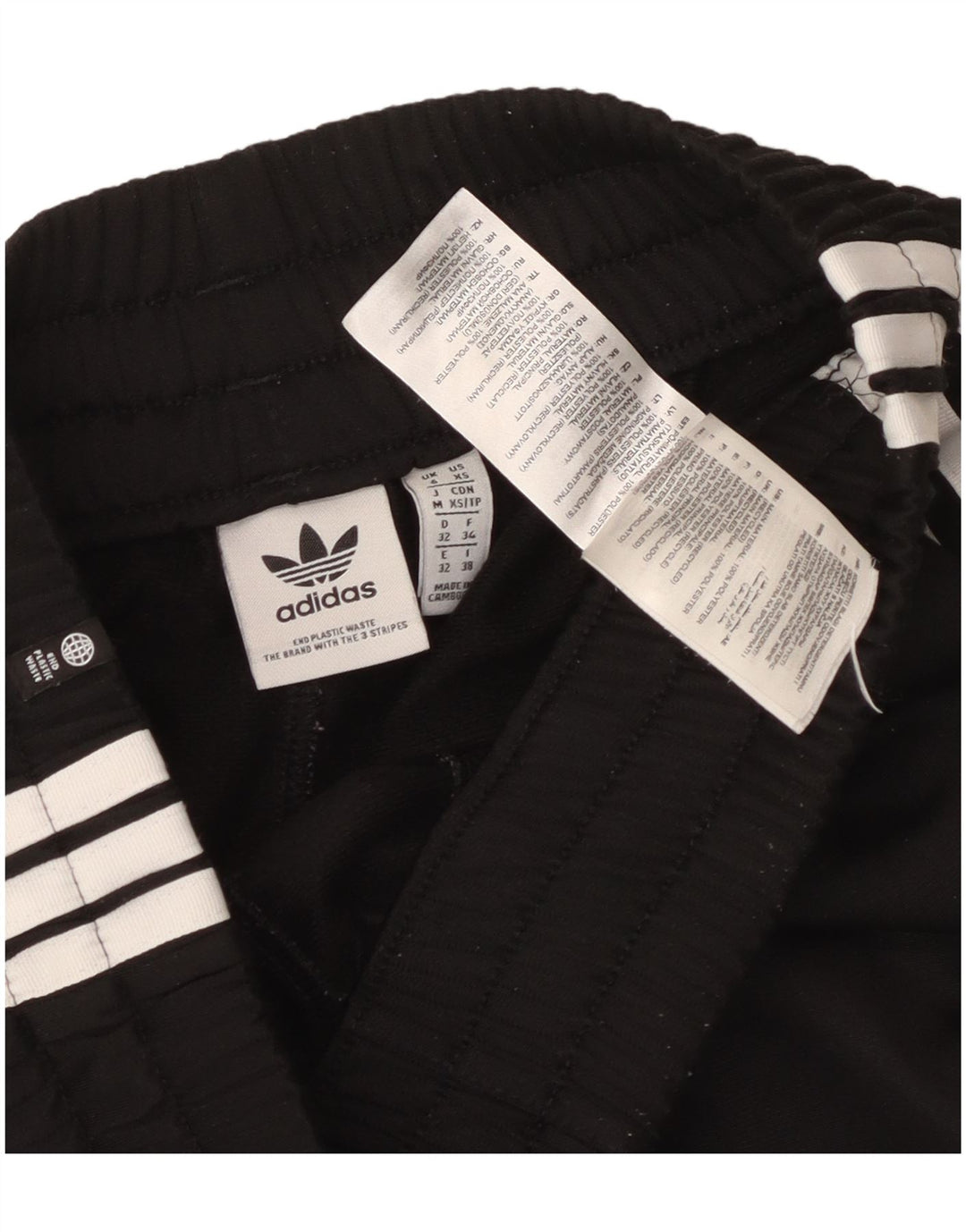 Shorts esportivos femininos Adidas UK 6 XS preto poliéster
