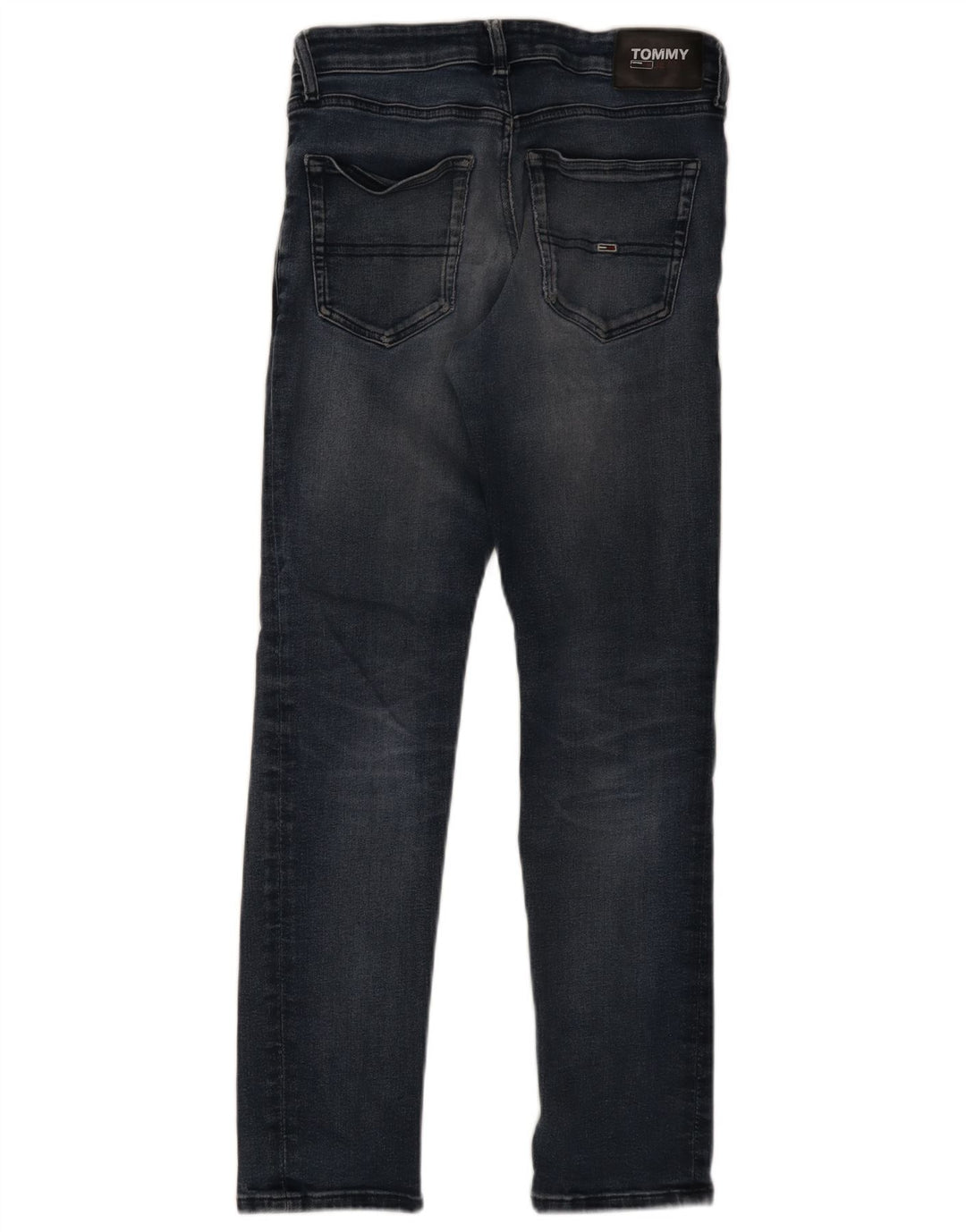 Tommy Hilfiger Masculino Slim Jeans W30 L30 Azul Algodão