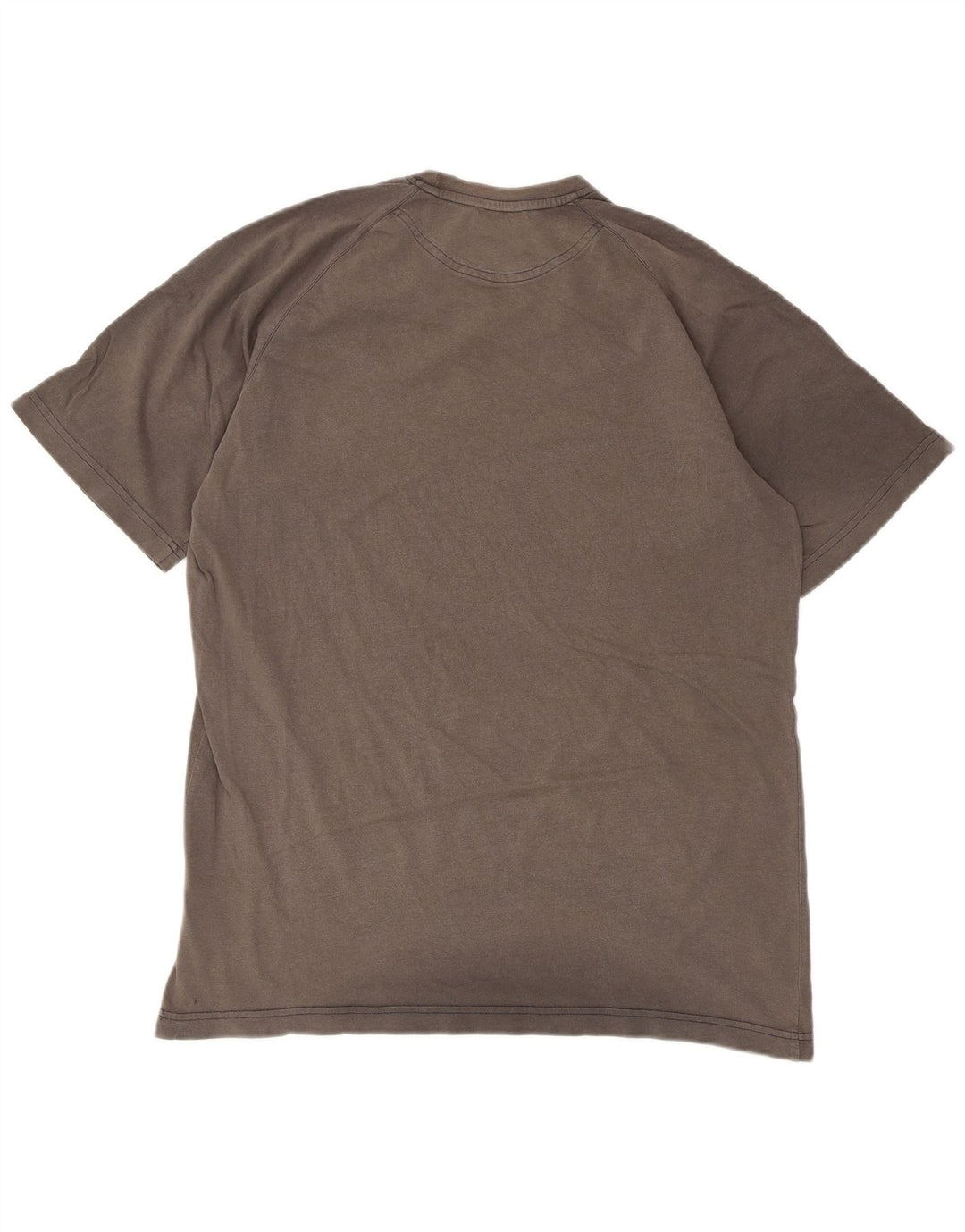 Adidas Mens Camiseta Top Grande Algodão Cinza
