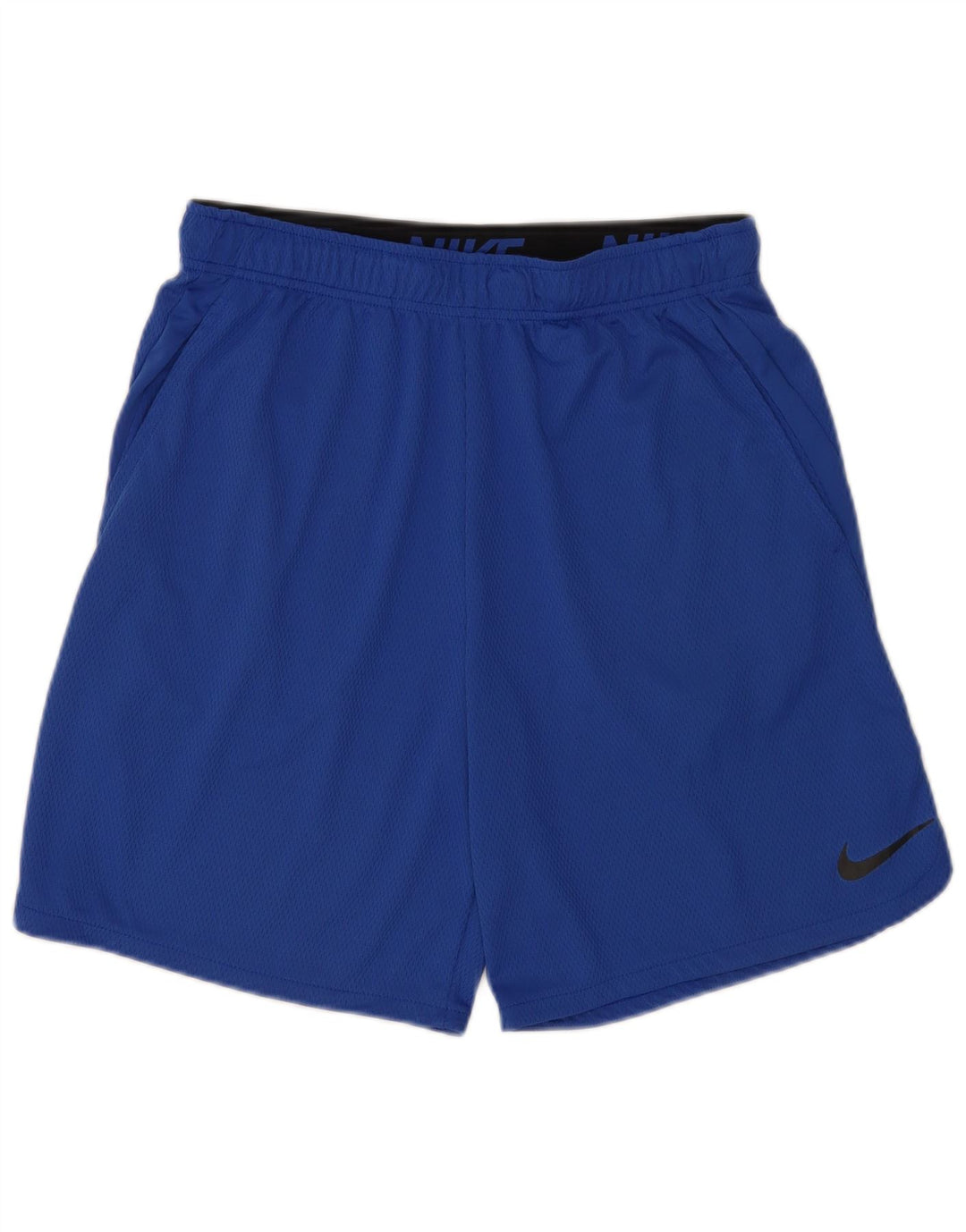 Shorts esportivos masculinos Nike grandes azuis