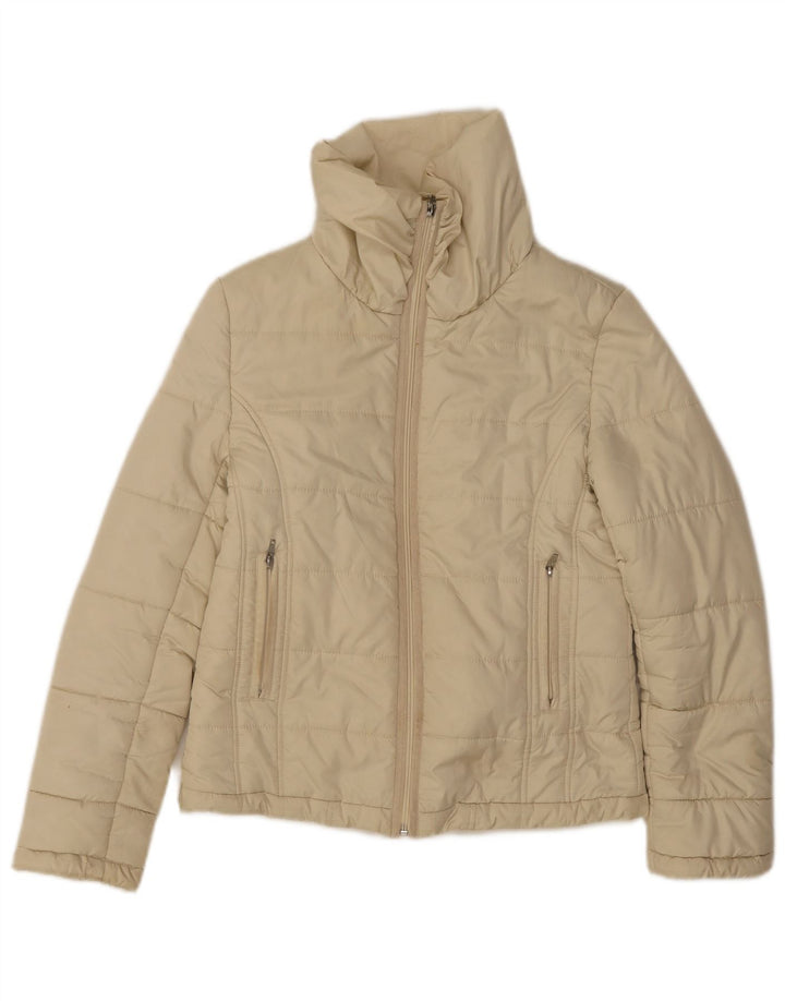 Jaqueta acolchoada feminina HOBBS UK 8 pequena poliéster branco