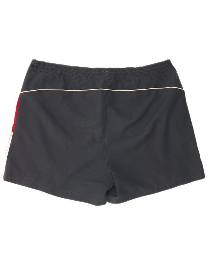 Shorts esportivos masculinos Adidas 2XL cinza colorblock