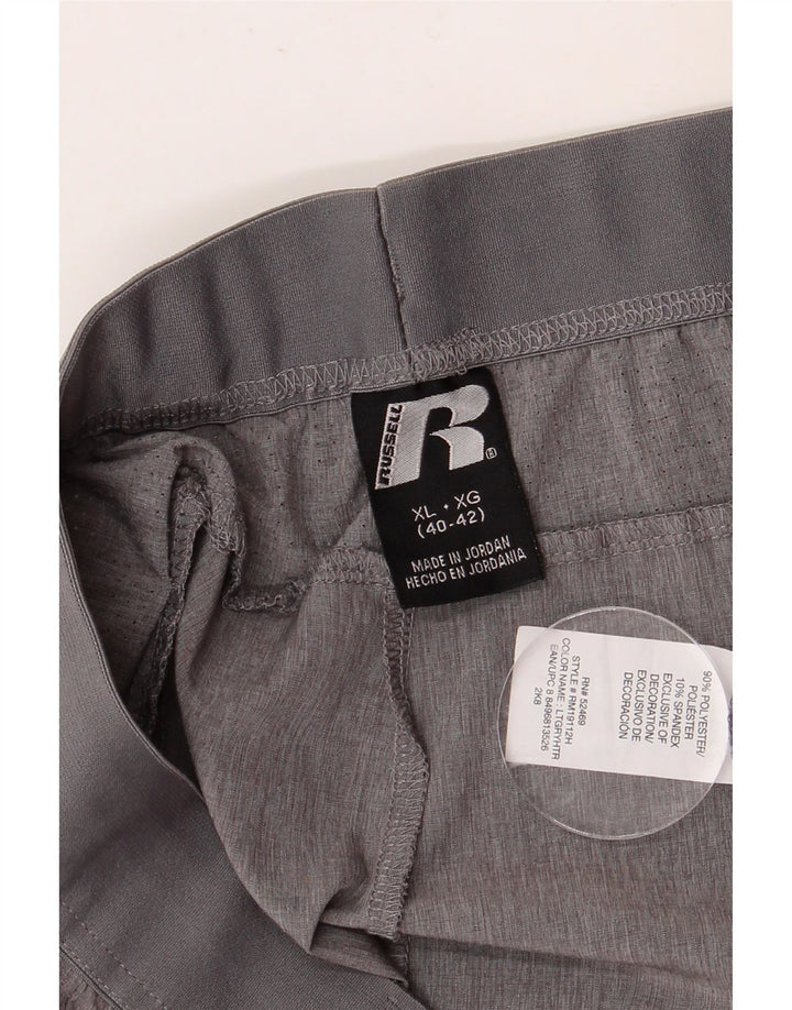 RUSSELL ATLÉTICO Masculino Dri-Power Sport Shorts XL Cinza Poliéster