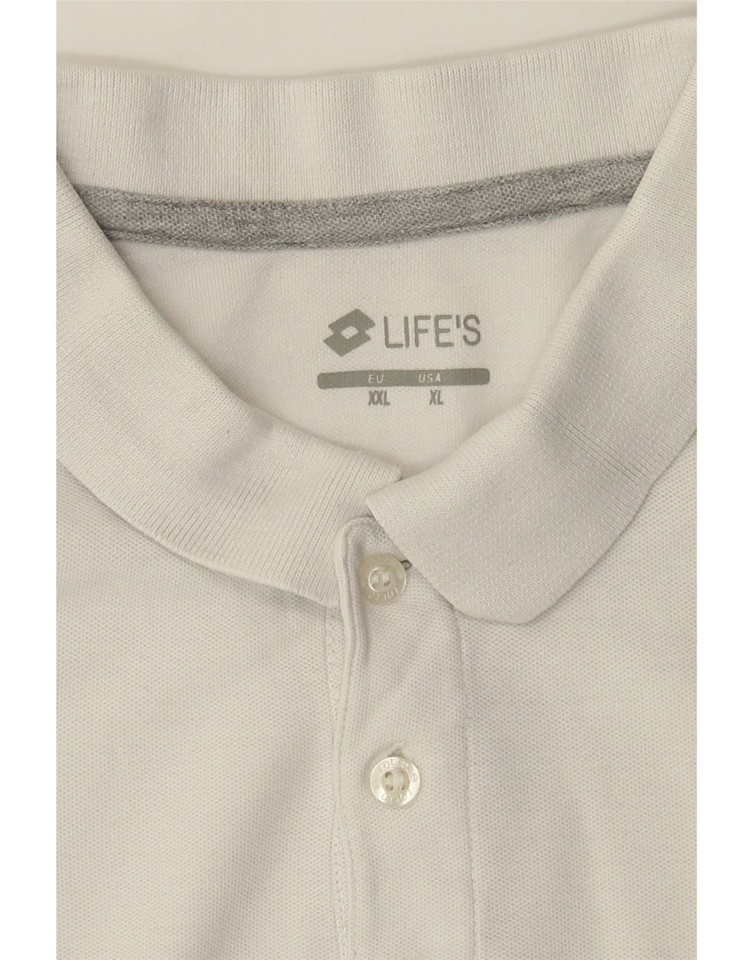 Camisa pólo masculina Lotto Life XL branca