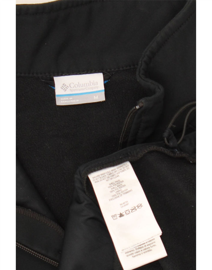 Jaqueta masculina sem mangas COLUMBIA de poliéster preto médio