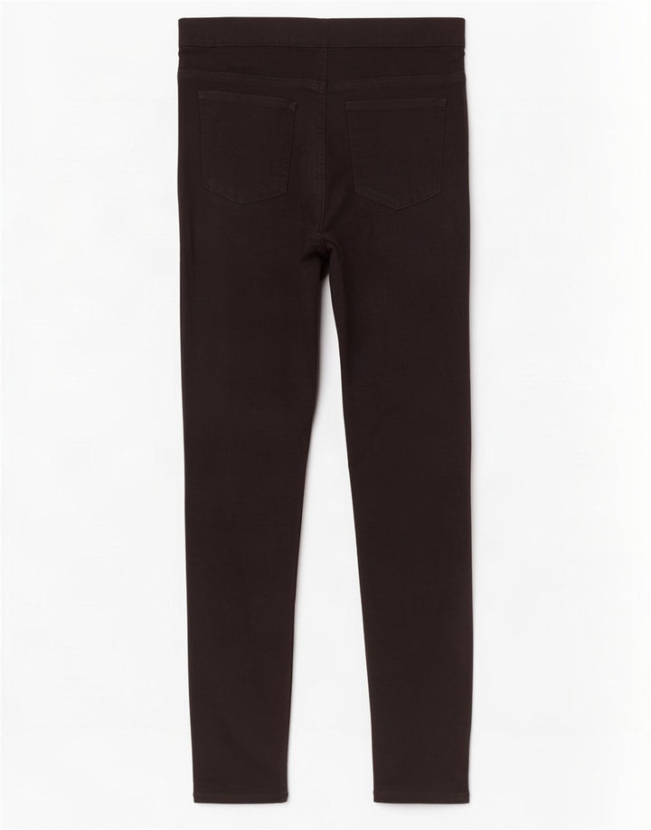 Calça jeans feminina Marks & Spencer UK 12 médio W30 L30 algodão preto