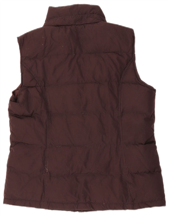 Colete acolchoado feminino Tommy Hilfiger UK 14 grande poliéster marrom