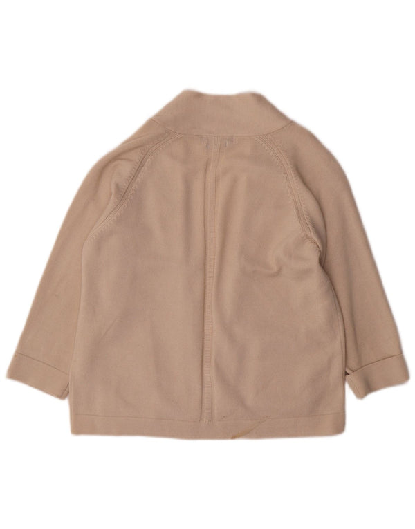Suéter cardigã feminino Marks & Spencer manga 3/4 Reino Unido 10 pequeno bege