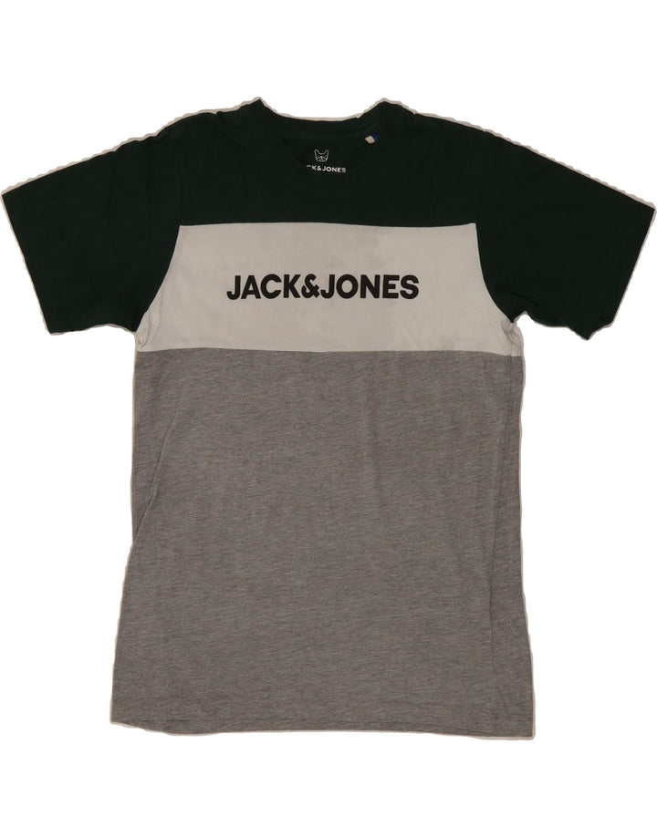 JACK & JONES Boys Graphic T-Shirt Top 15-16 Years Multicoloured Vintage Jack & Jones and Second-Hand Jack & Jones from Messina Hembry 