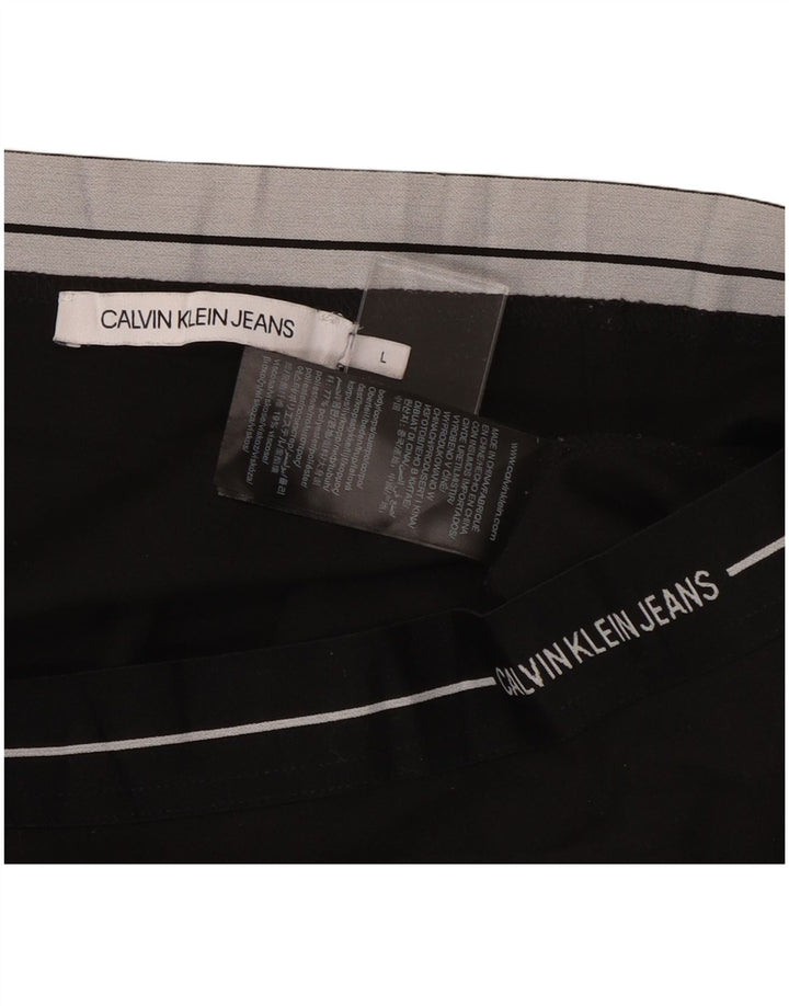 Saia lápis feminina CALVIN KLEIN grande W32 poliéster preto