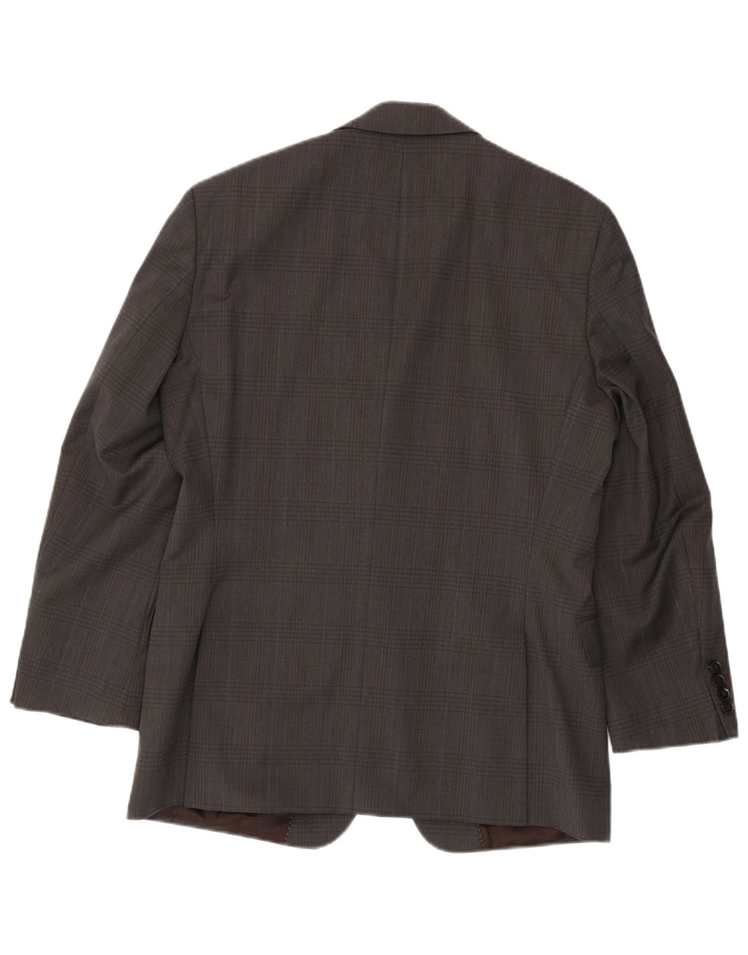Jaqueta Blazer Masculina Hugo Boss com 2 Botões EU 48 Cinza Médio Houndstooth