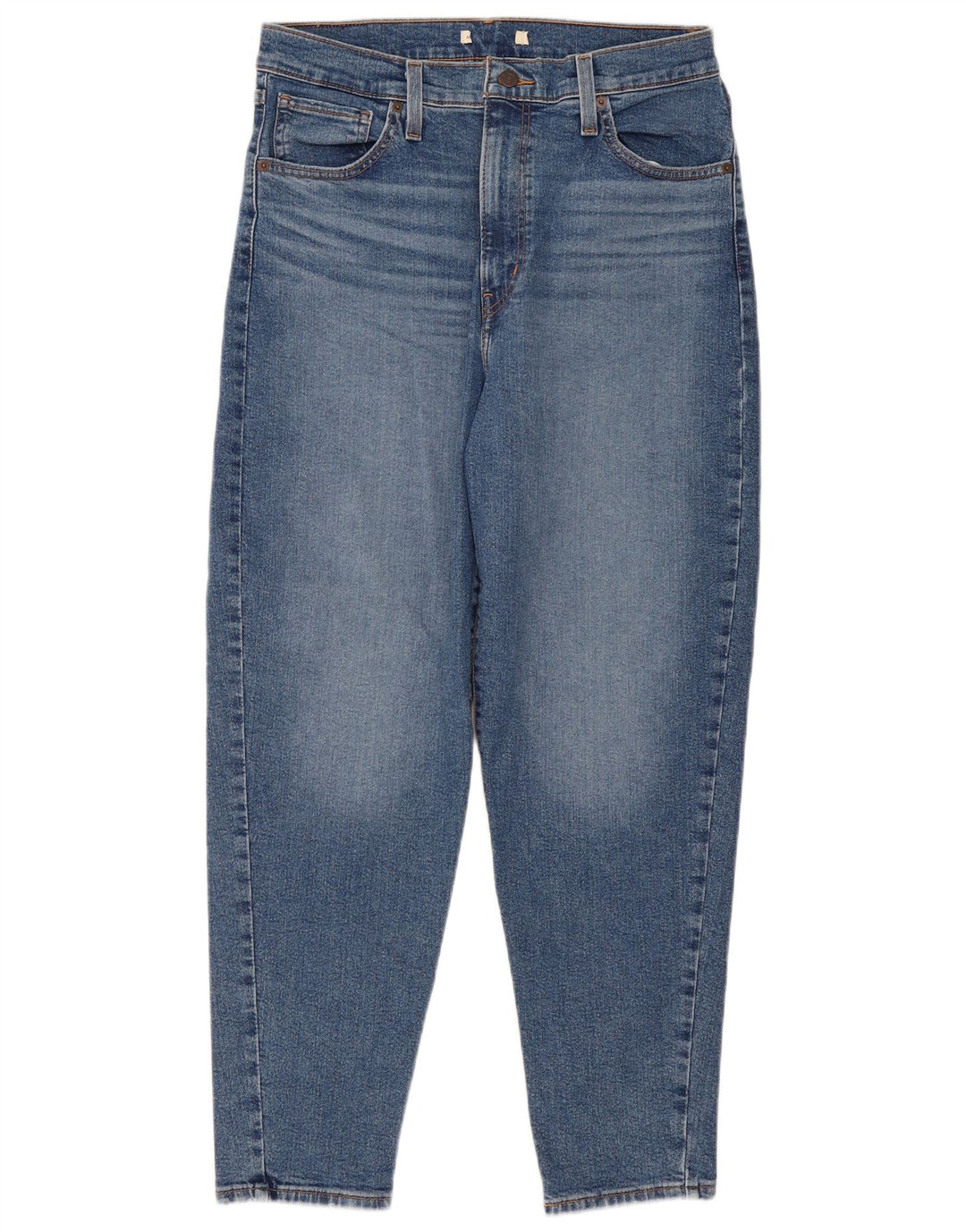 Jeans feminino Levi's cintura alta cônico W32 L29 azul