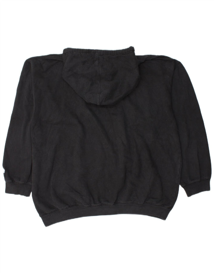 CHAMPION Suéter masculino com capuz gráfico alto 2XL algodão preto