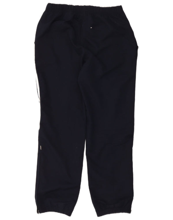 Calça de treino feminina Adidas Joggers grande azul marinho poliéster esportivo