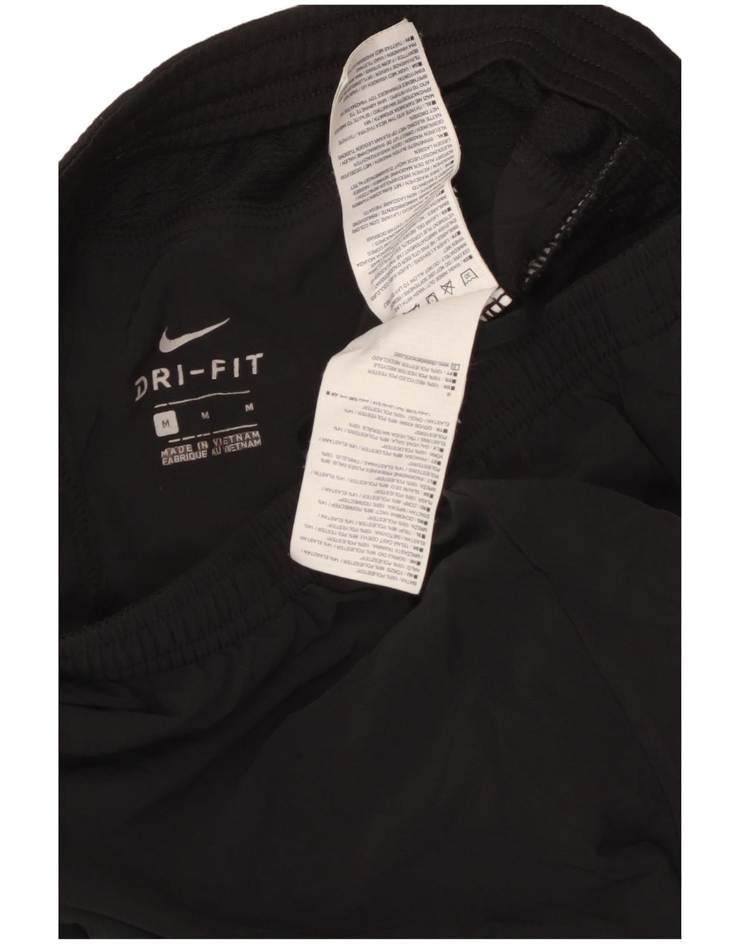 Nike Mens Dri Fit Calças de treino Joggers Médio Preto Poliéster