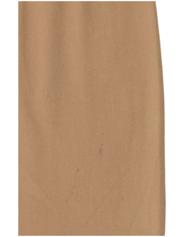 Zara Calça feminina de terno cônico médio W28 L26 bege
