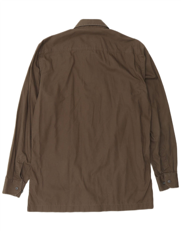 Camisa masculina HUGO BOSS pequena marrom