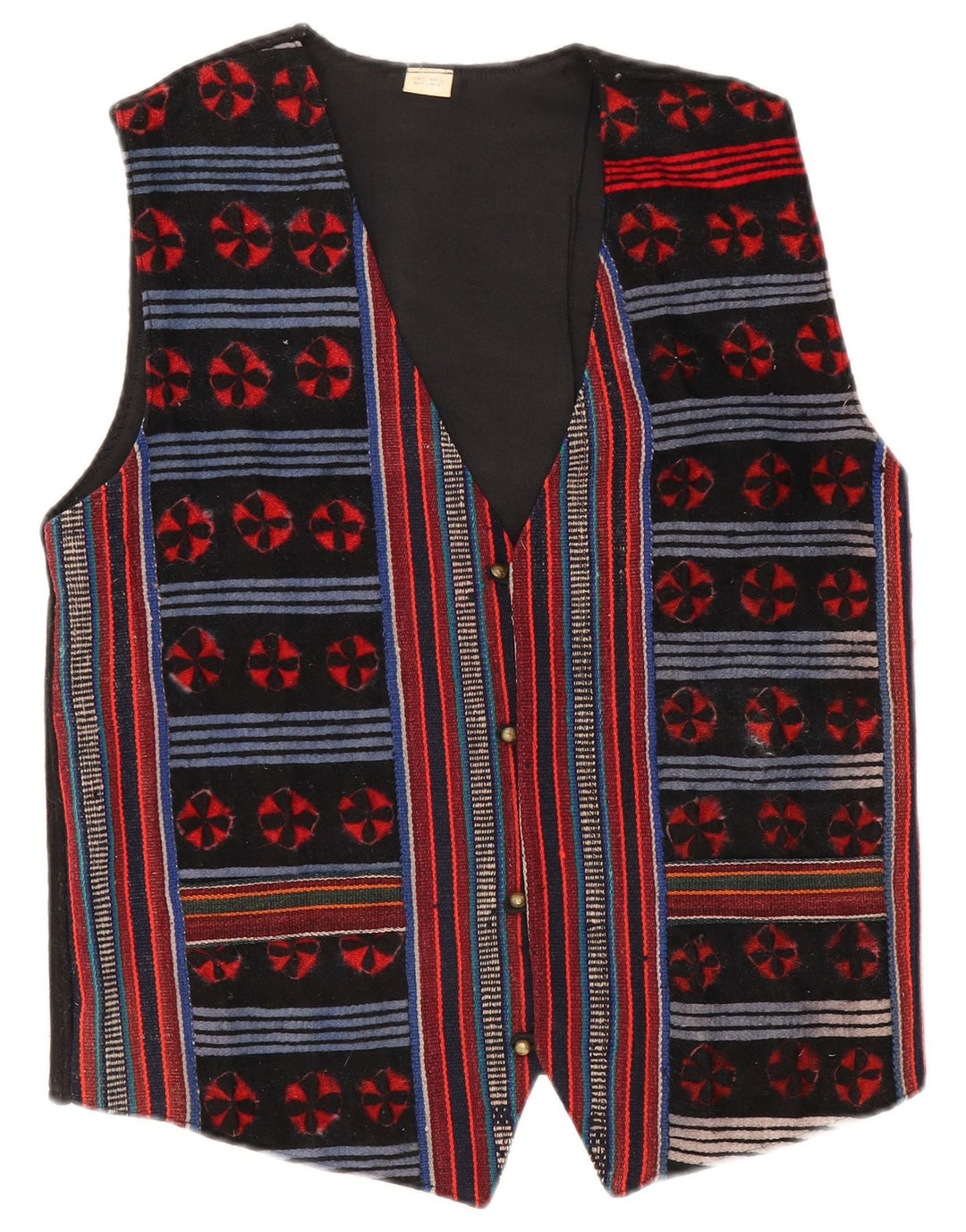 Colete masculino VINTAGE médio multicolorido Fair Isle Wool
