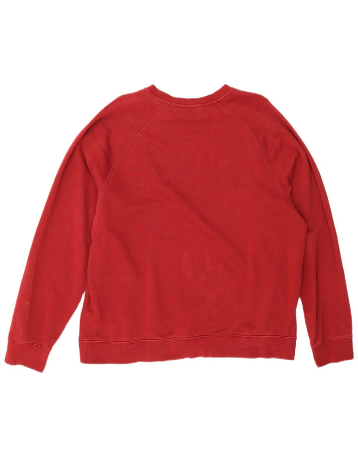 Nike moletom masculino jumper grande algodão vermelho