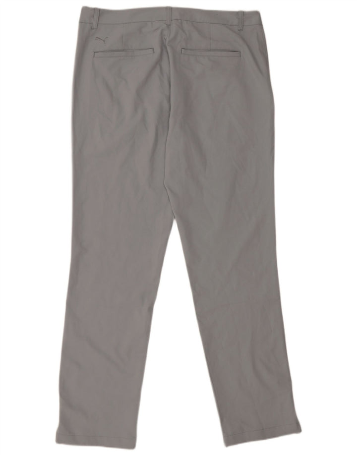 Calça Puma Mens Slim Chino W34 L32 Cinza Poliéster