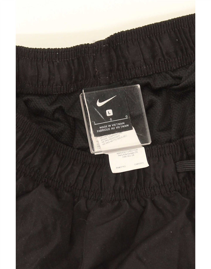 Nike Mens Dri Fit Graphic Sport Shorts Grande Poliéster Preto