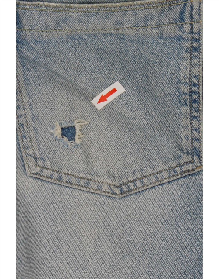 Jeans recortados femininos Reiss W29 L26 algodão azul