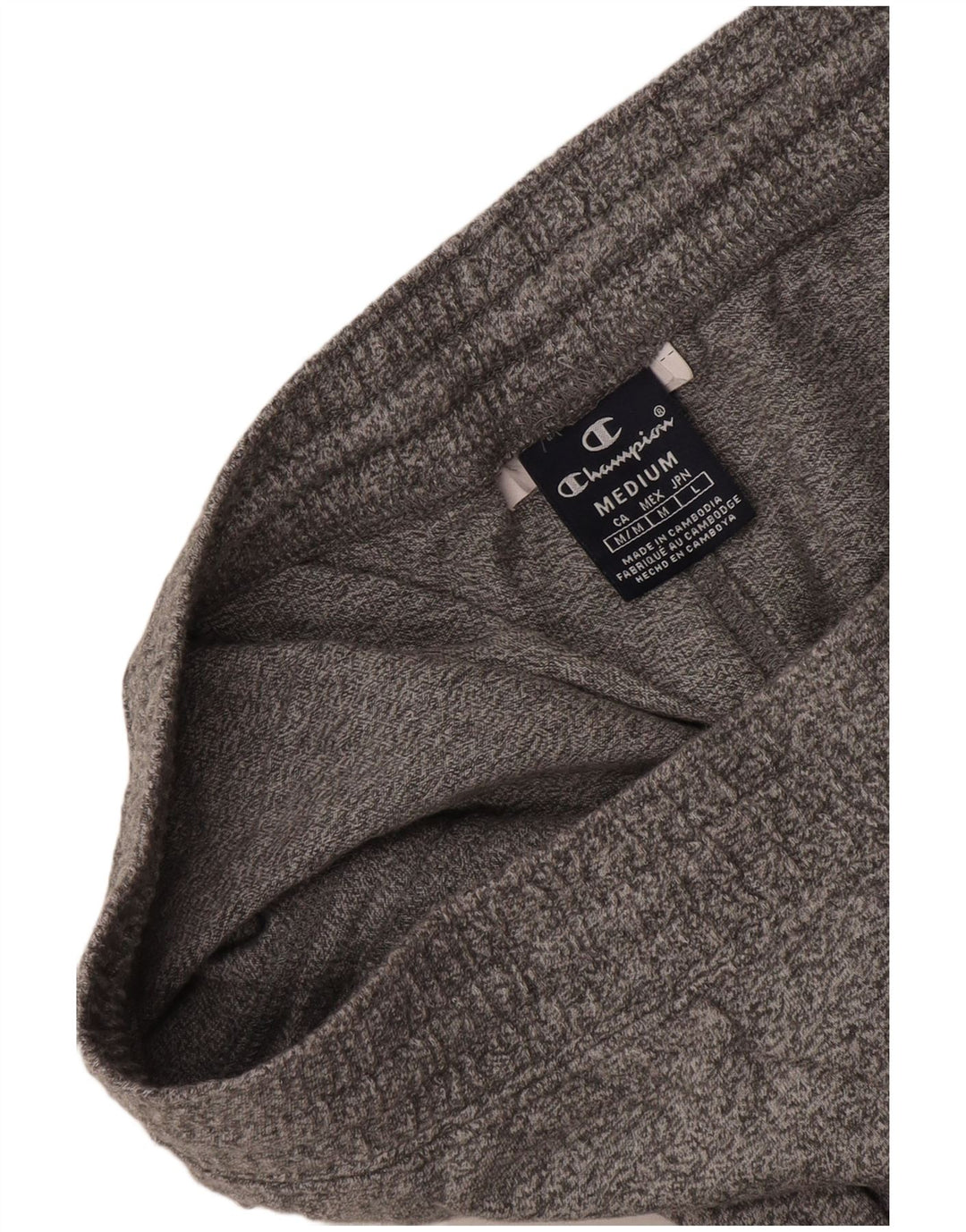 Calça de treino masculina Champion Joggers cinza médio manchado
