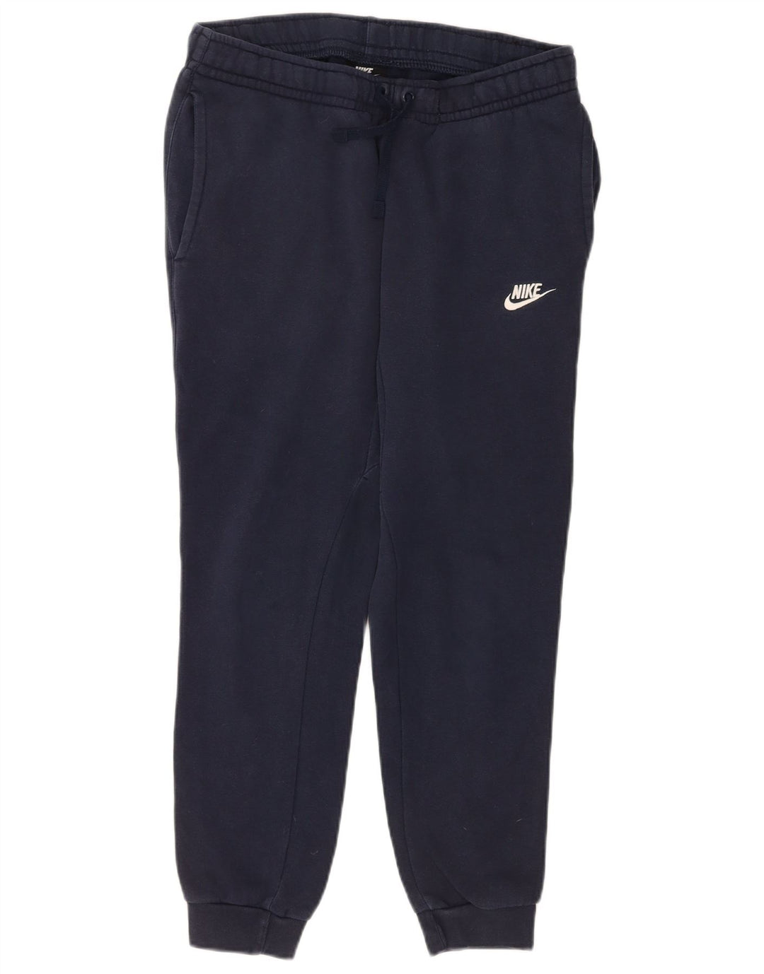 Calça de treino masculina Nike joggers pequeno algodão azul marinho