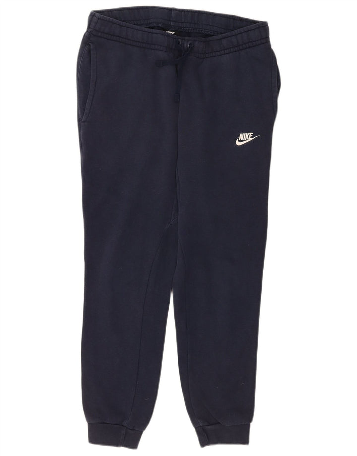 Calça de treino masculina Nike joggers pequeno algodão azul marinho