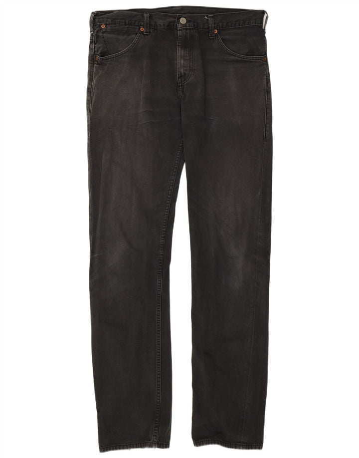 Levi's Masculino 504 Straight Jeans W33 L34 Cinza Algodão