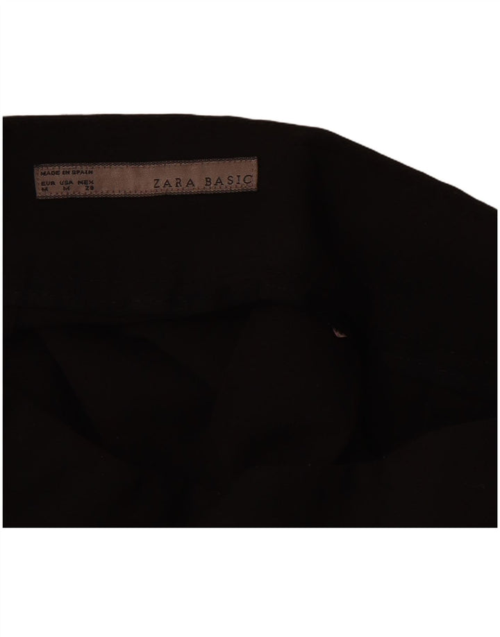 Saia feminina ZARA A-Line médio W28 preta