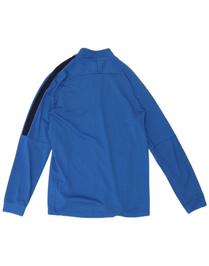 Jaqueta Nike Mens Dri Fit Tracksuit Top Grande Azul Colorblock Poliéster
