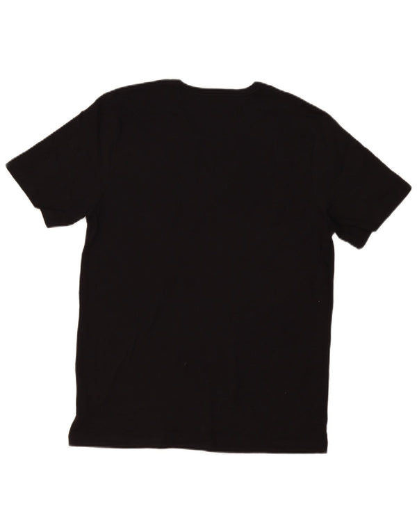 Camiseta masculina Hugo Boss grande algodão preto