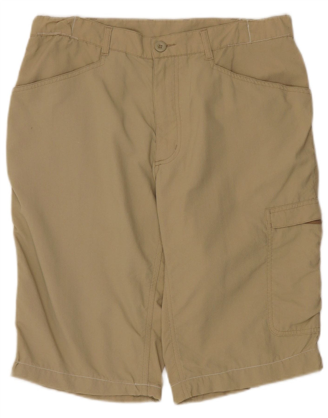 Patagonia Mens Cargo Shorts Médio W32 Nylon Bege