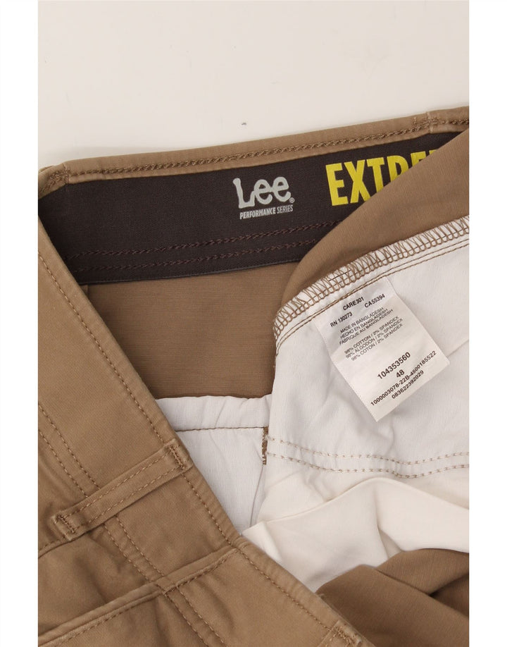 LEE Mens Chino Shorts W48 4XL Beige Cotton Vintage Lee and Second-Hand Lee from Messina Hembry 