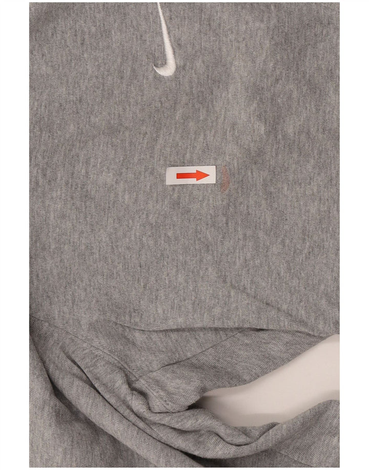 Shorts esportivo feminino Nike UK 10 pequeno cinza manchado