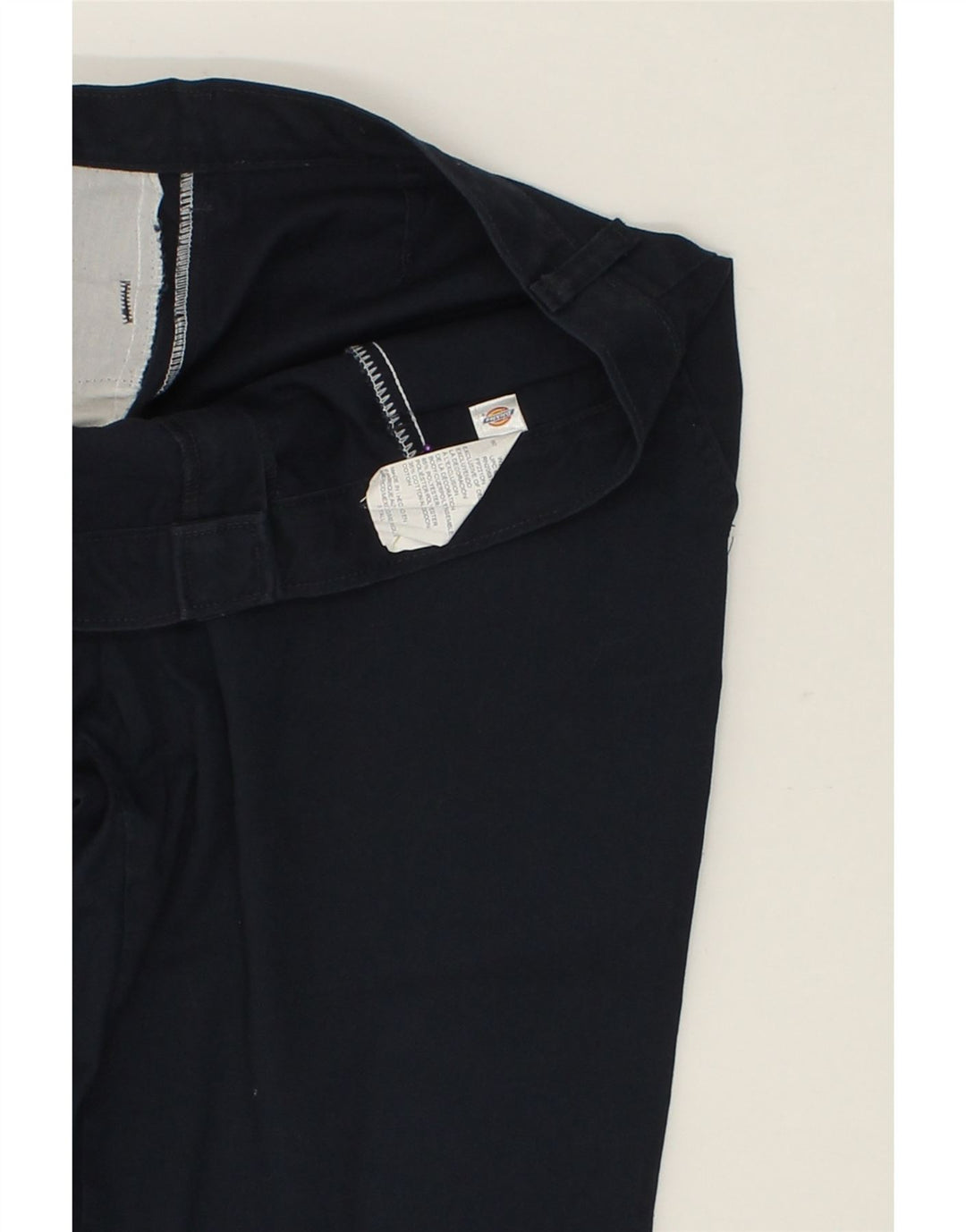 DICKIES Womens Straight Chino Trousers W30 L33  Navy Blue Cotton Vintage Dickies and Second-Hand Dickies from Messina Hembry 