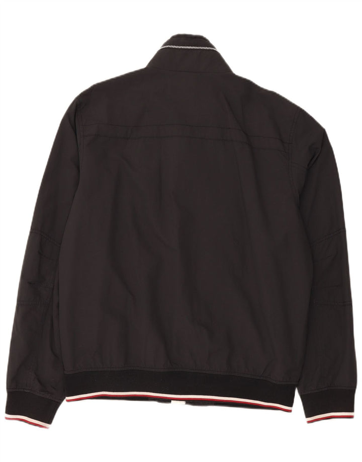 Jaqueta bomber masculina Tommy Hilfiger Reino Unido 40 grande cinza nylon