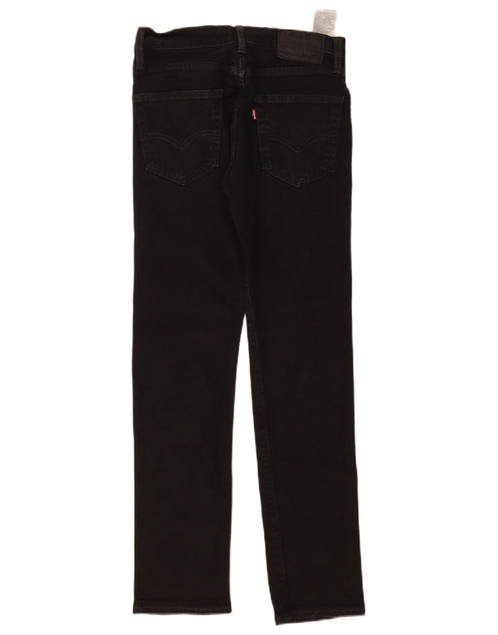 Jeans skinny feminino Levi's W28 L32 algodão preto
