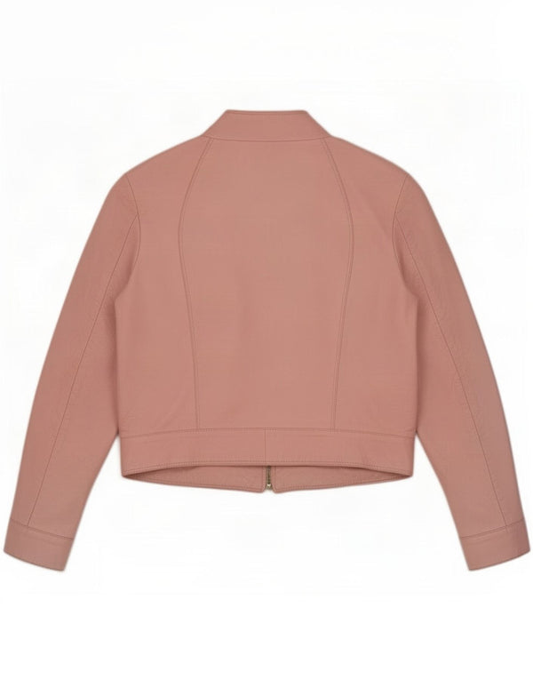 Jaqueta feminina de couro Racer Wanted IT 48 XL rosa