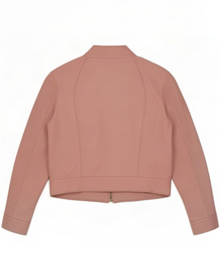 Jaqueta feminina de couro Racer Wanted IT 48 XL rosa