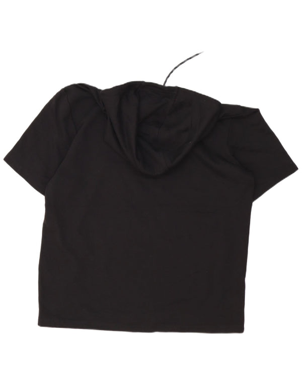 Camiseta masculina com capuz Hugo Boss Top XL algodão preto