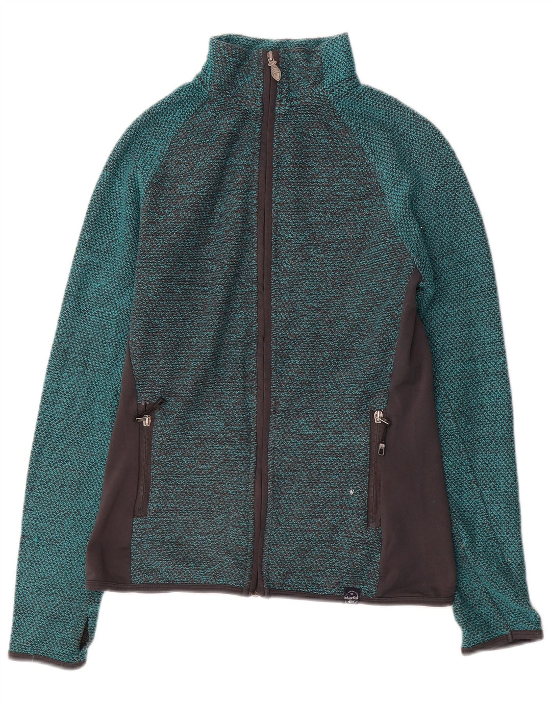 Jaqueta feminina de treino Weird Fish UK 10 Small Blue Colourblock