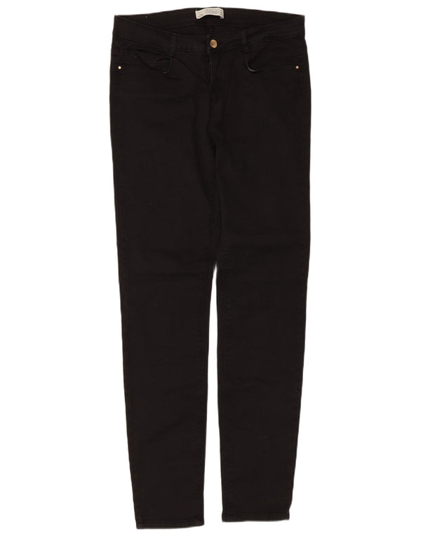 Zara Mulher Trafaluc Slim Jeans EU 42 Grande W32 L30 Preto