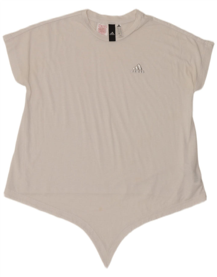 Camiseta Feminina Adidas para Meninas 14-15 Anos Branca de Poliéster