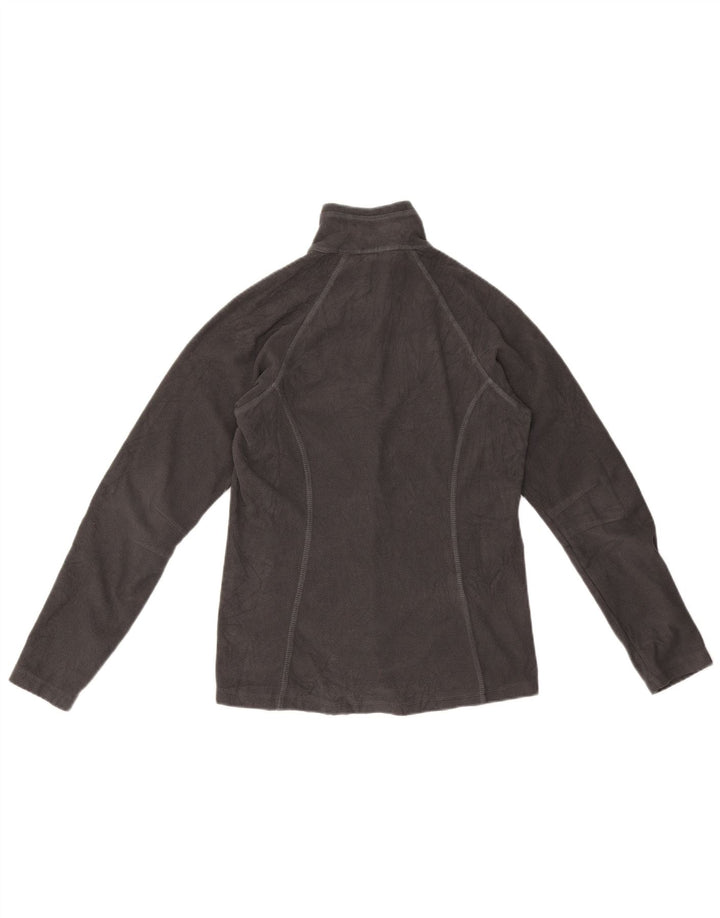 Jaqueta de lã feminina Eddie Bauer UK 6 XS poliéster preto
