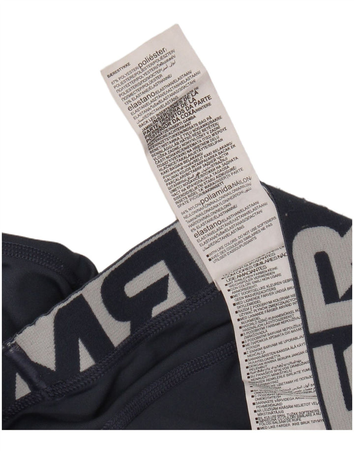 Leggings gráficas femininas Under Armour UK 4 XS azul poliéster