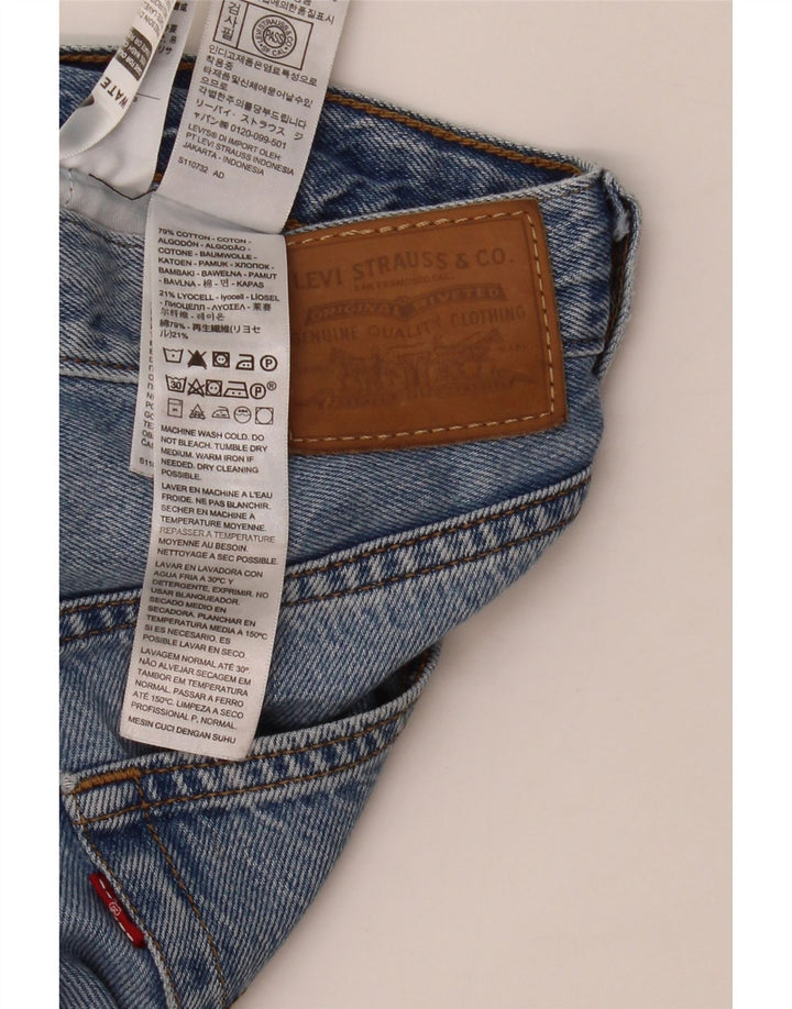 Jeans feminino Levi'S Ribcage Straight W27 L27 Azul Algodão