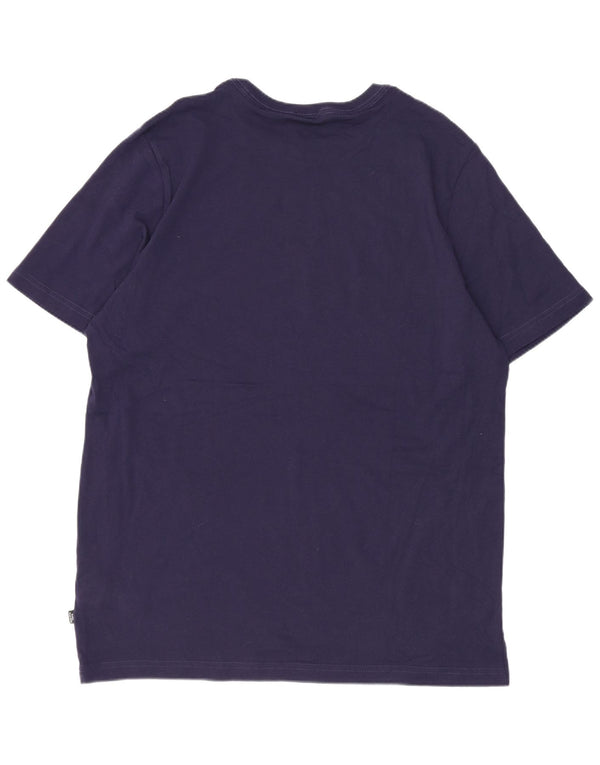 Camiseta masculina Puma grande algodão azul marinho