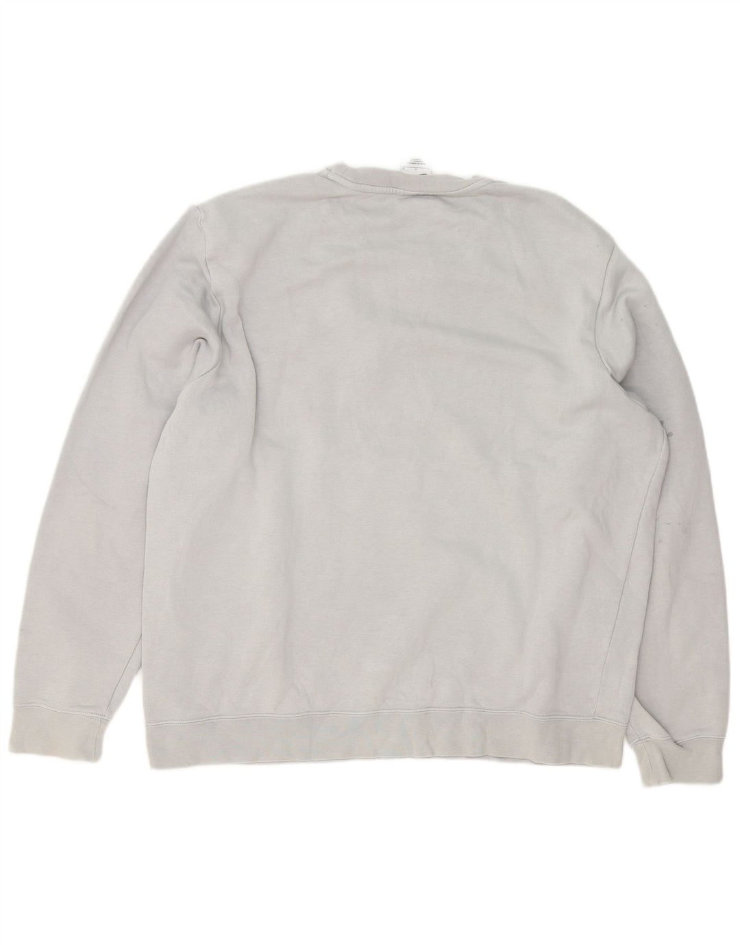 Moletom gráfico masculino Nike Jumper grande cinza colorblock algodão